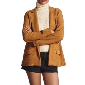 Maeve Anthropologie Textured Knit Blazer